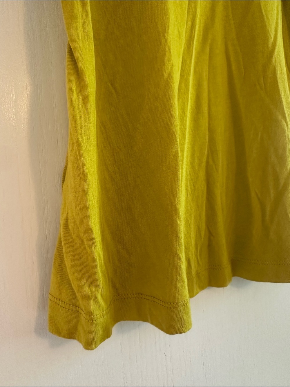 LOFT Yellow Flutter Sleeve Short Sleeve Tee Women’s Small - Picture 7 of 13